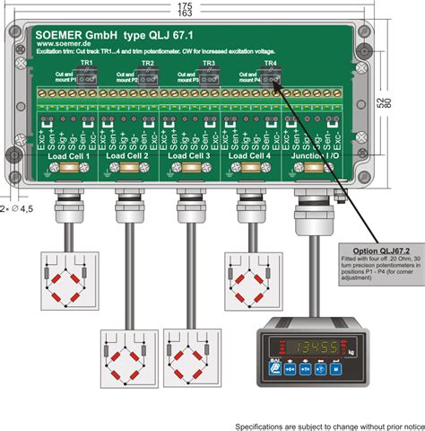 digital load cell junction box|load cell wiring explained.